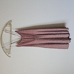 NWT Luna Chix Boutique Pink Velvet Skater Dress Size L